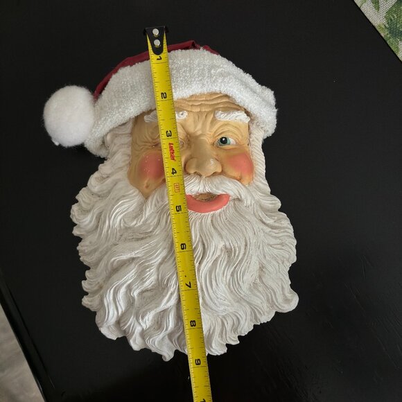 Vintage Silver Deer Santa's Celebration Signed Artist Tom Rubel 91 Chalk Santa - Picture 9 of 10